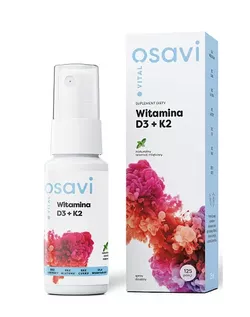 Osavi - Witamina D3 + K2 spray doustny, mięta pieprzowa, 25 ml