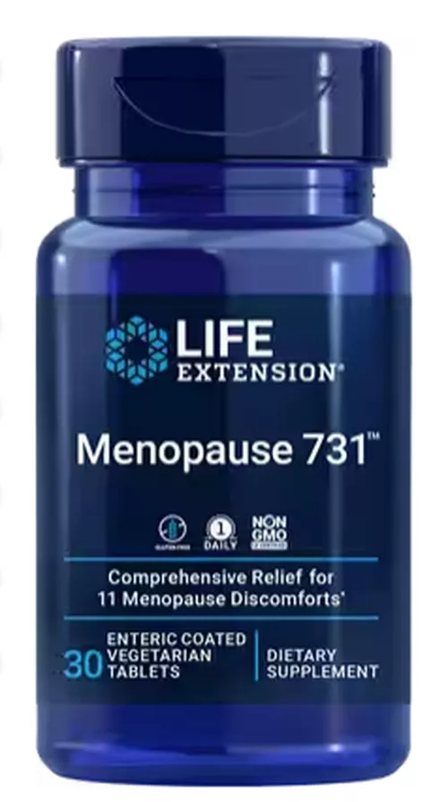 Life Extension Menopauza, wsparcie menopauzy, 30 tabletek dojelitowych