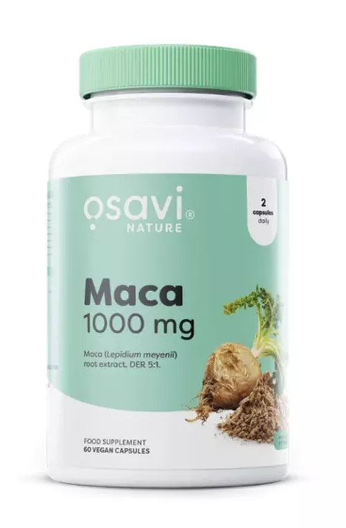 Osavi Maca, 1000 mg, 60 kapsułek ziołowych