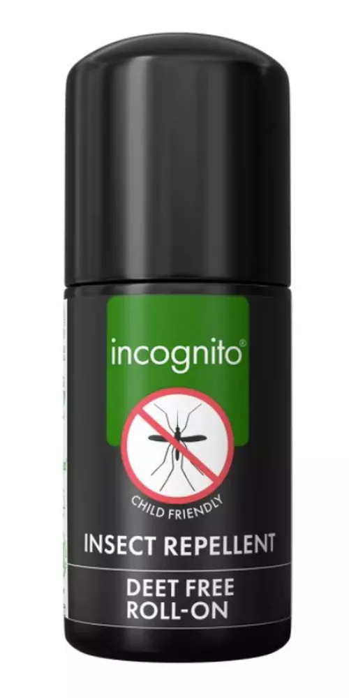 Incognito Insect Repellent Roll-on, odstraszający dezodorant w kulce przeciw komarom, 50 ml