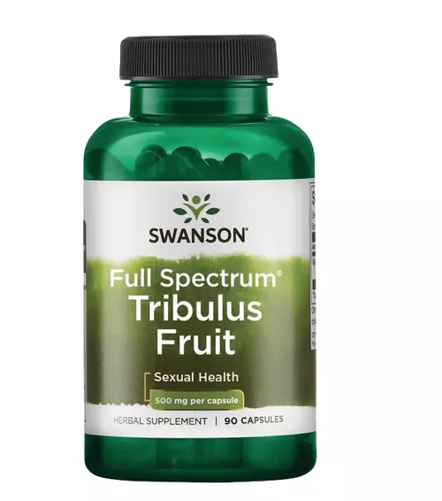 Swanson Full Spectrum Tribulus Fruit, 500 mg, 90 kapsułek