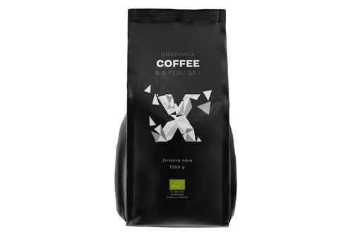 BrainMax Coffee, Kawa Peru Grade 1 BIO, Ziarno, 1kg