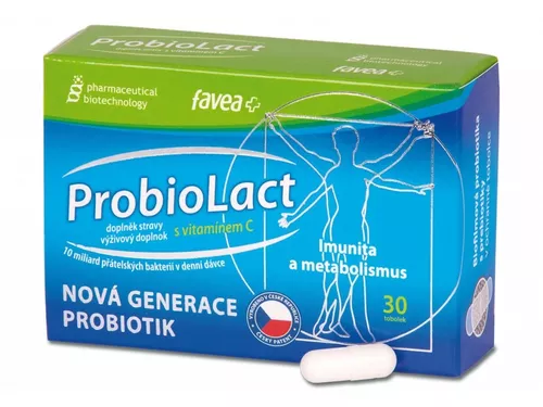 Favea ProbioLact, Probiotyki z Prebiotykami, 30 kapsułek