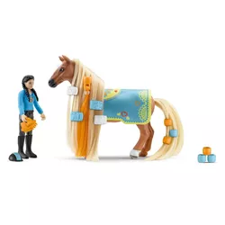 Schleich 42585 Zestaw startowy Kim i Caramelo, 18,7 x 24,5 x 6 cm