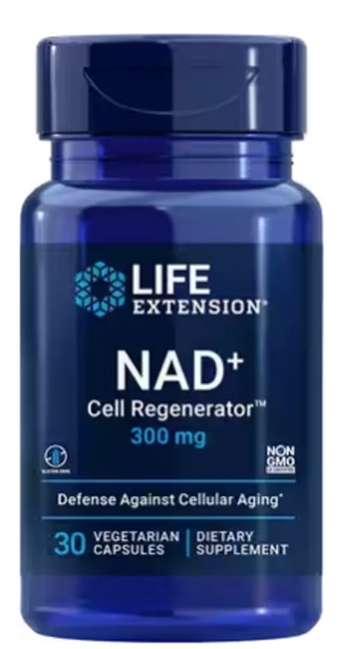 Life Extension NAD+ Cell Formula, rybozyd nikotynamidu, 300 mg, 30 kapsułek