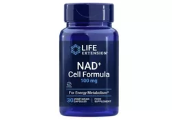 Life Extension NAD + Cell Formula, rybozyd nikotynamidu, 100 mg, 30 kapsułek