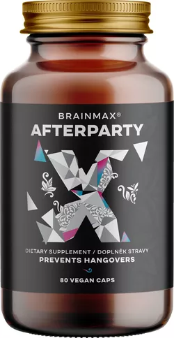 BrainMax BrainMax® AFTERPARTY, suplement łagodzący kaca Ilość kapsułek: 80 kapslí