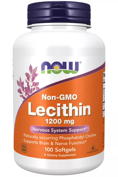 Now® Foods NOW Lecytyna (lecytyna), 1200 mg, 100 kapsułek softgel