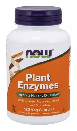 Now® Foods NOW Plant Enzymes, 120 kapsułek roślinnych