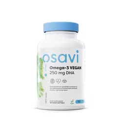 Osavi Omega-3 VEGAN, 250 mg DHA, 120 kapsułek roślinnych