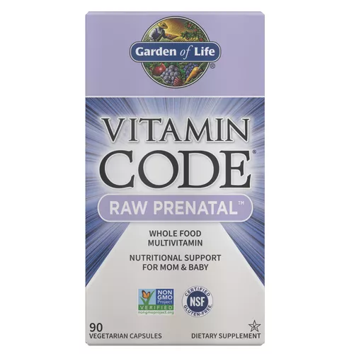 Garden of Life Vitamin Code RAW Prenatal (multiwitamina dla ciąży), 90 kapsułek ziołowych