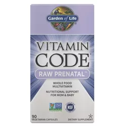 Garden of Life Vitamin Code RAW Prenatal (multiwitamina dla ciąży), 90 kapsułek ziołowych