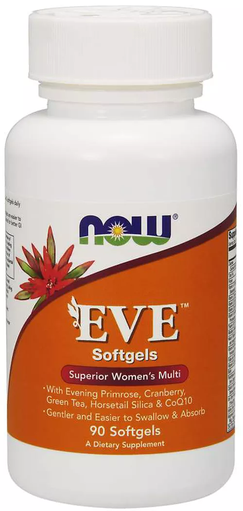 Now® Foods NOW Multi Vitamins Eve, Multiwitamina dla kobiet, kapsułki softgel 90