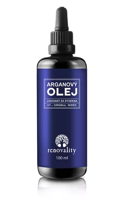 Renovality - Olejek arganowy tłoczony na zimno, 100ml z pompką