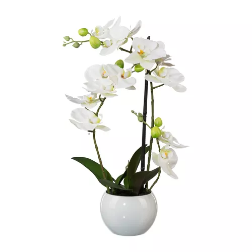 Sztuczna Orchidea w doniczce, 42 cm