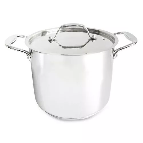 Kitchisimo Garnek ze stali nierdzewnej z pokrywką Chef, 8,6 l, 24 cm