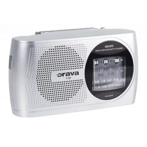 Orava T-120 Przenośny odbiornik radiowy z zasięgiem FM/AM/SW