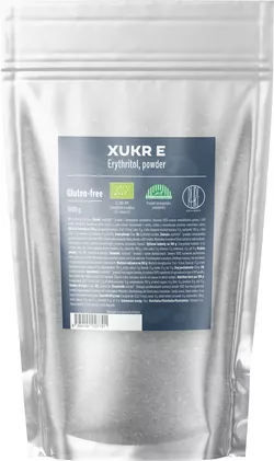 BrainMax Pure Xukr E, erytrytol, BIO, 1kg *CZ-BIO-001 certyfikat