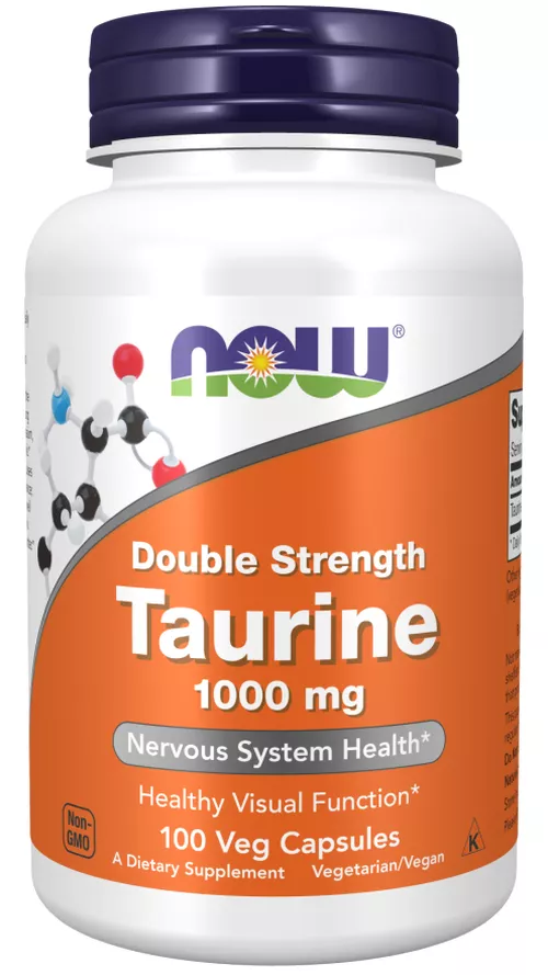 Now® Foods NOW Tauryna (Tauryna) 1000 mg, 100 kapsułek roślinnych