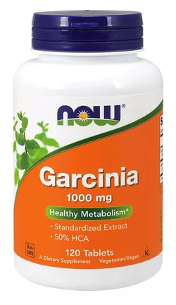 Now® Foods NOW Garcinia, 1000 mg, 120 tabletek