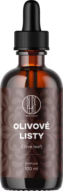 BrainMax Pure Liść oliwny (Olive leaf) nalewka 1:3, 100 ml