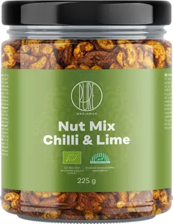 BrainMax Pure Nut Mix - Chili & Limonka, BIO, 225 g