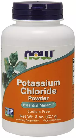 Now® Foods NOW Potassium Chloride Powder (Chlorek potasu w proszku), 227g