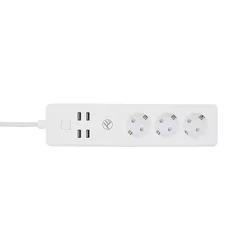 Tellur WiFi Smart Przedłużacz Power Strip, biały, 1,8 m