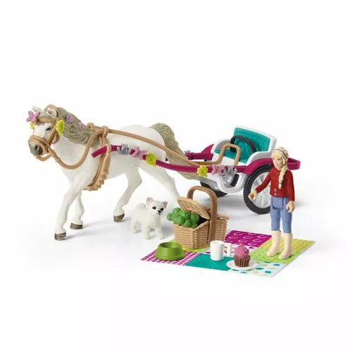 Schleich 42467 Powóz na pokaz koni, 24,5 x 19 x 6,6 cm