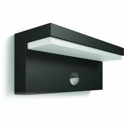 Philips Bustan UltraEfficient kinkiet zewnętrzny z czujnikiem LED 3,8 W 4000 K, antracytowy