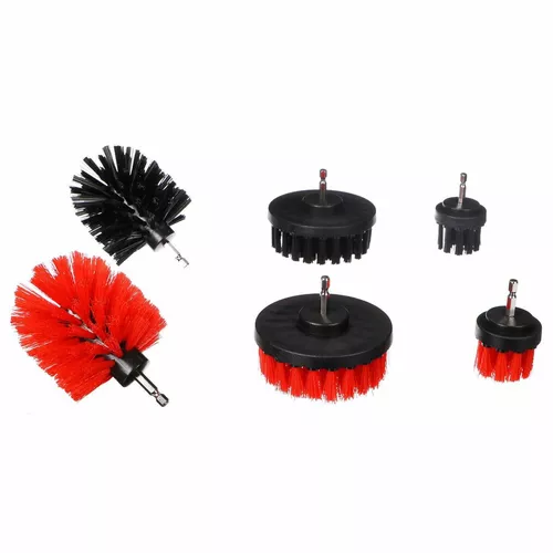 Sixtol Zestaw szczotek na wiertarkę do czyszczenia samochodu CAR DETAILING DRILL BRUSH 6, 6 szt.