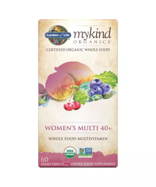 Garden of life Mykind Organics Women's Multi 40+, multiwitamina dla kobiet, 60 tabletek ziołowych