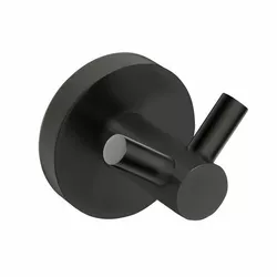 SAPHO XB203 X-Round Black wieszak podwójny,  czarny