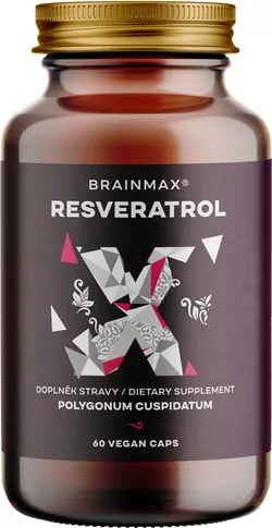 BrainMax Trans-Resveratrol, resweratrol, 500 mg, 60 kapsułek roślinnych