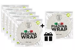 5+1 GRATIS: BrainMax Pure Piadina Wrap BIO, 4 szt