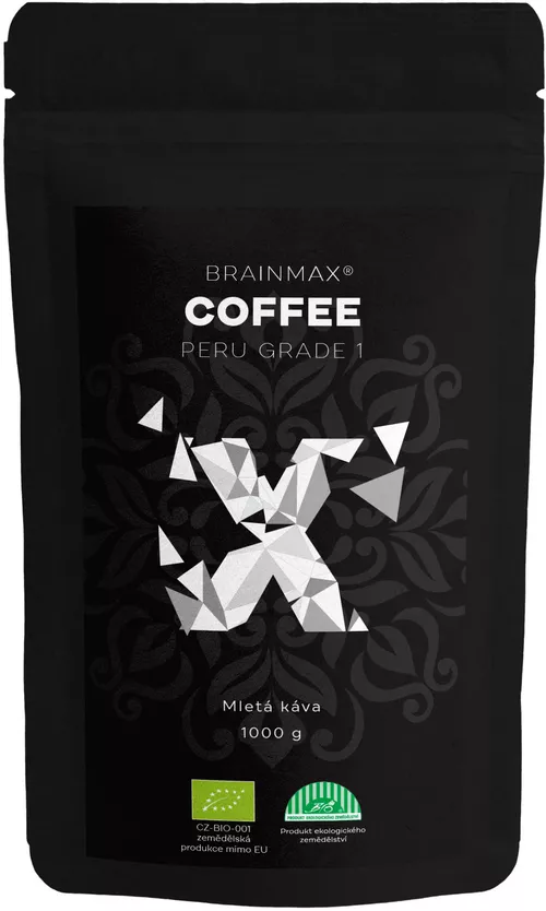 BrainMax Coffee Kawa Peru SHG, mielona, BIO, 1000 g