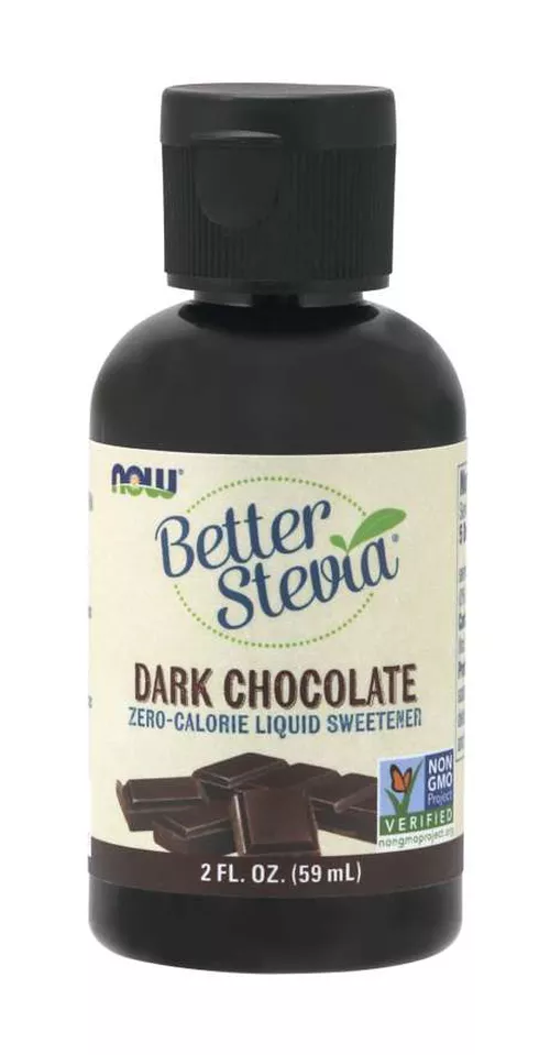 Now® Foods NOW Better Stevia Liquid, gorzka czekolada, 59ml