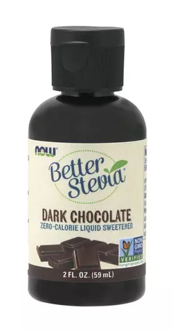 Now® Foods NOW Better Stevia Liquid, gorzka czekolada, 59ml