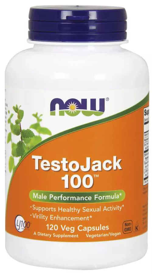 Now® Foods NOW TestoJack 100, 60 kapsułek roślinnych