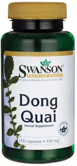 Swanson Dong Quai (dzięgiel chiński), 530 mg, 100 kapsułek