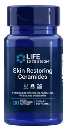 Life Extension Skin Restoring Ceramides, 30 kapsułek w płynie