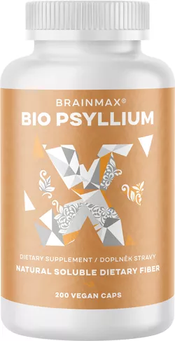 BrainMax BIO Psyllium, 800 mg, 200 kapsułek roślinnych