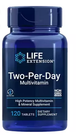 Life Extension Dwie multiwitaminy dziennie, 120 tabletek