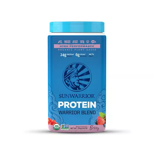 Sunwarrior Protein Blend BIO - Owoce leśne - 750g