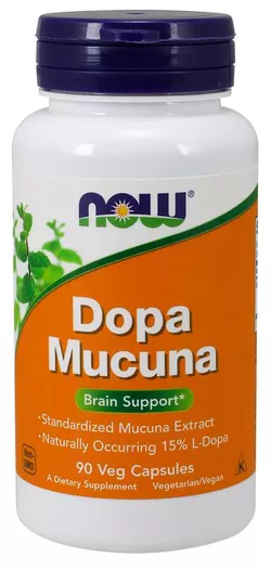 Now® Foods NOW DOPA Mucuna, 90 kapsułek roślinnych