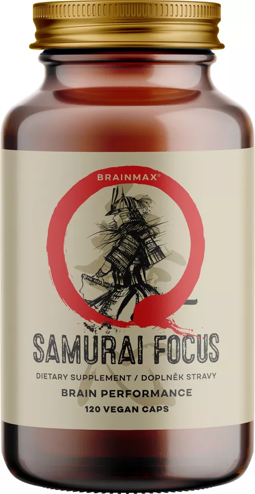 BrainMax Samurai Focus, 120 kapsułek roślinnych