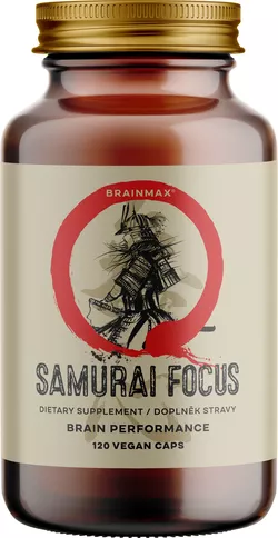 BrainMax Samurai Focus, 120 kapsułek roślinnych