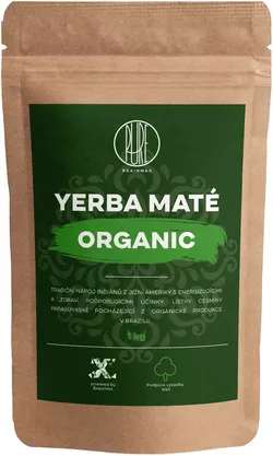 BrainMax Pure Yerba Mate, BIO, 1000 g