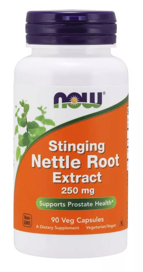 Now® Foods NOW Stinging Nettle Root (korzeń pokrzywy ekstrakt), 250 mg, 90 kapsułek roślinnych