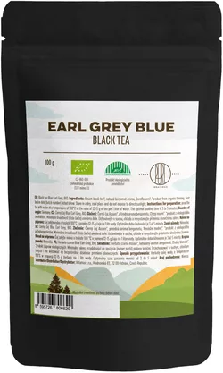 BrainMax Pure Earl Grey Blue, herbata czarna, herbata czarna, BIO, 100 g